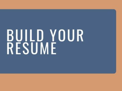 Build Your Resume